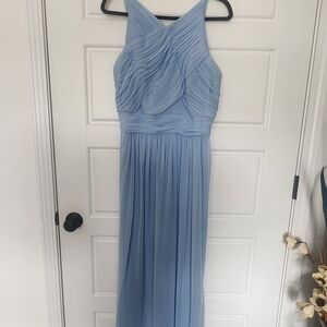 ALFRED SUNG Light Blue Formal Dress